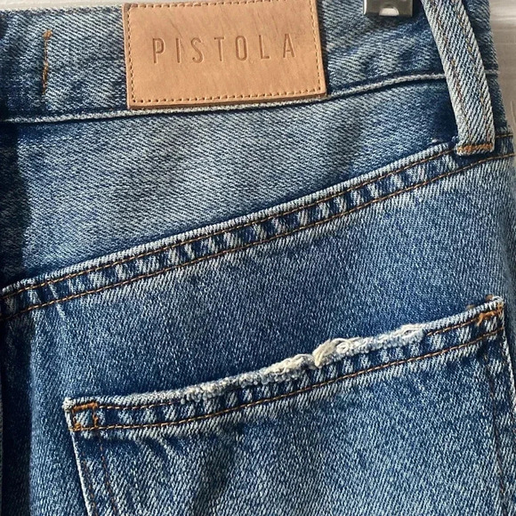New Pistola  antidote Presley denim distressed jeans size 26 - Picture 7 of 8